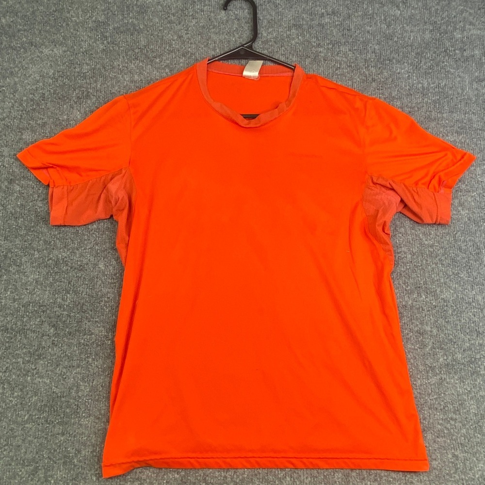 Decathlon Quechua Womens Orange Short Sleeve Hiking T-Shirt Size S 76533